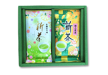 手摘みの味・特上煎茶 新茶詰合せ